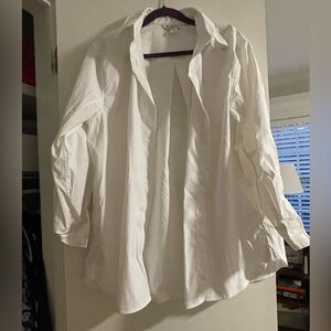 Athleta Oversized Poplin Shirt